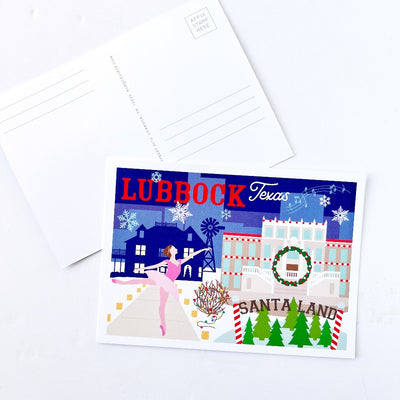 Lubbock Icons Postcard - Winter