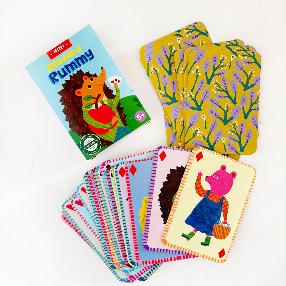 Mini Woodland Rummy Playing Cards