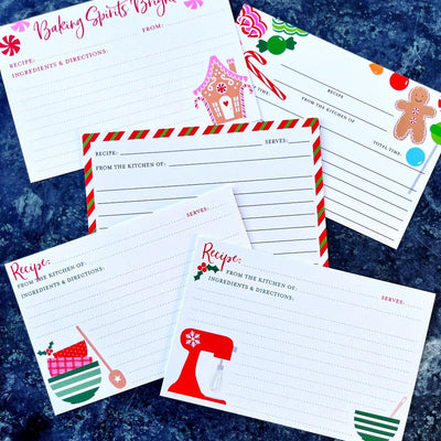 Holiday Recipe Cards