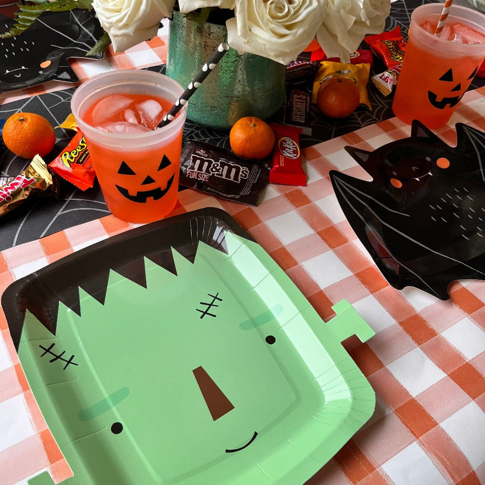 Frankenstein Paper Plates