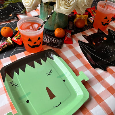 Frankenstein Paper Plates