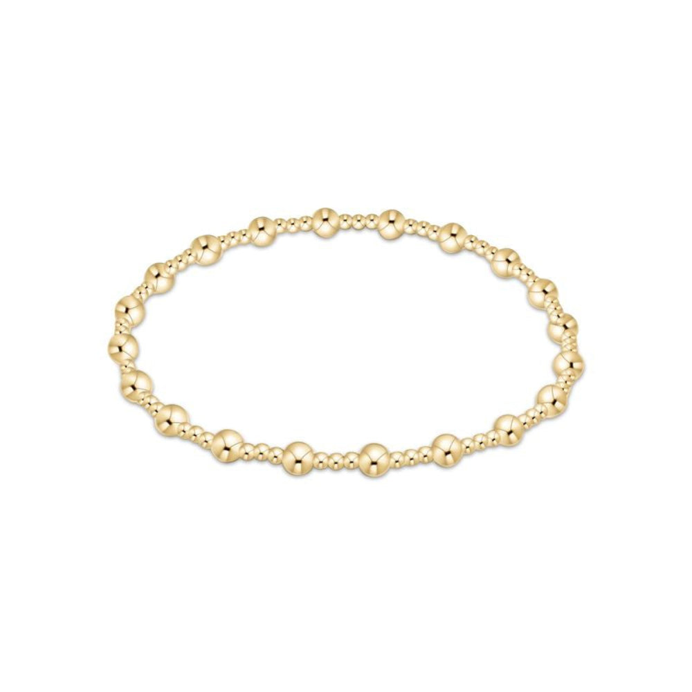 Classic Sincerity Gold 4mm Bead Bracelet