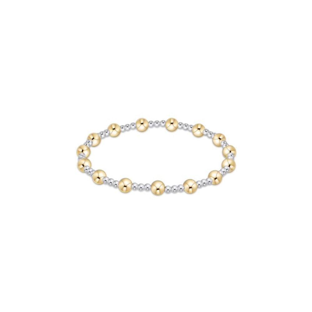 Classic Sincerity 5mm Bead Bracelet - Mixed Metal
