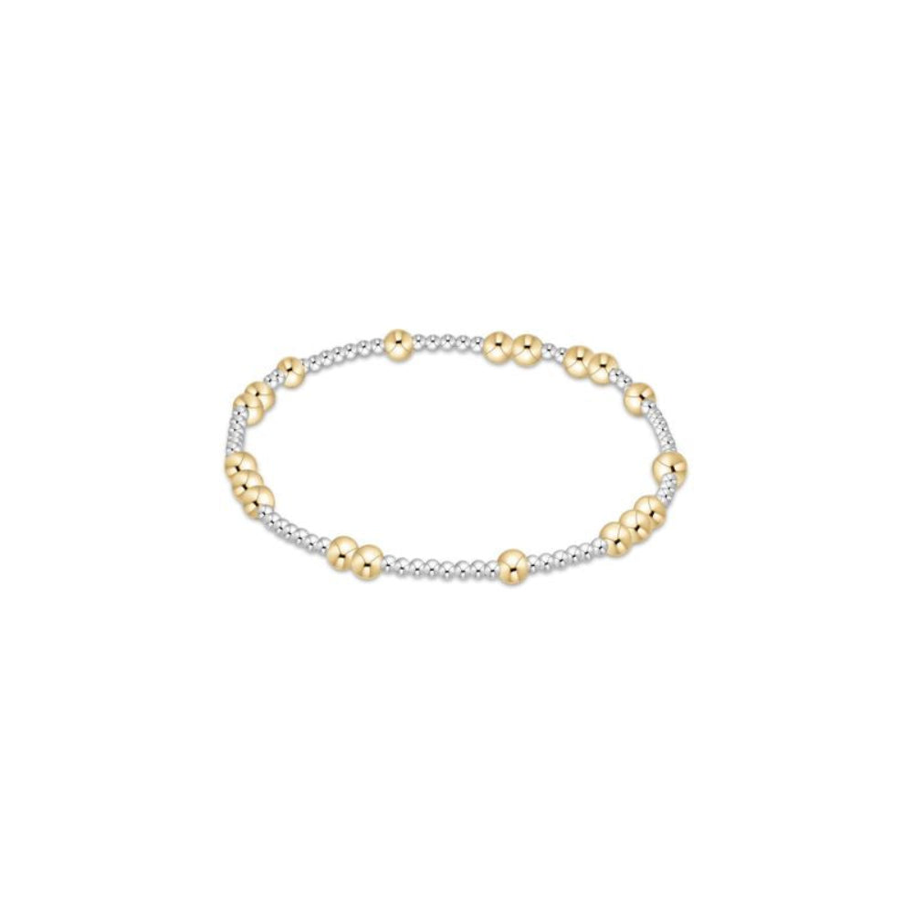 Hope Unwritten 4mm Bead Bracelet - Mixed Metal