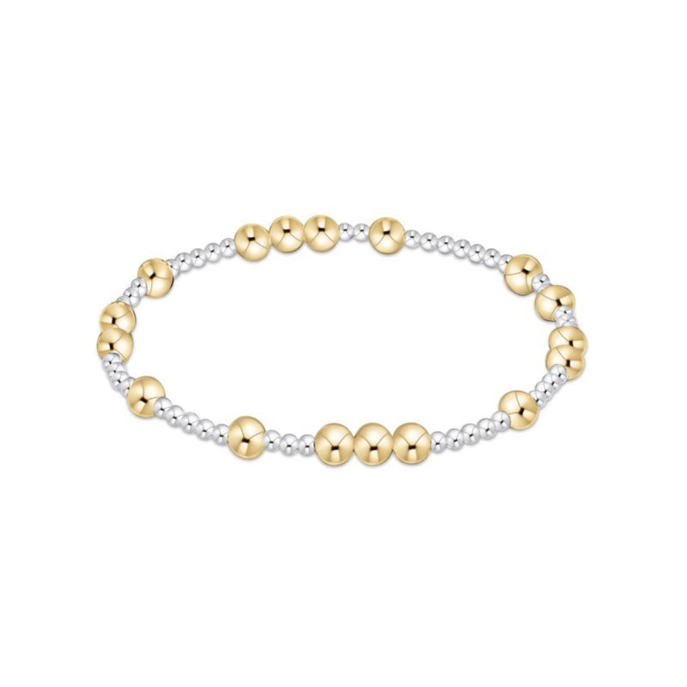 Hope Unwritten 5mm Bead Bracelet - Mixed Metal