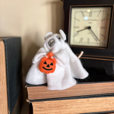 Felt Trick or Treat Mouse Ghost Costume