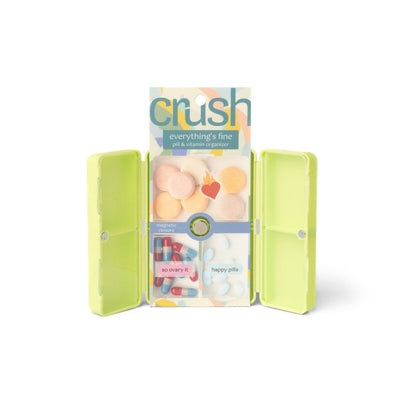 Crush Everything’s Fine Pill & Vitamin Case