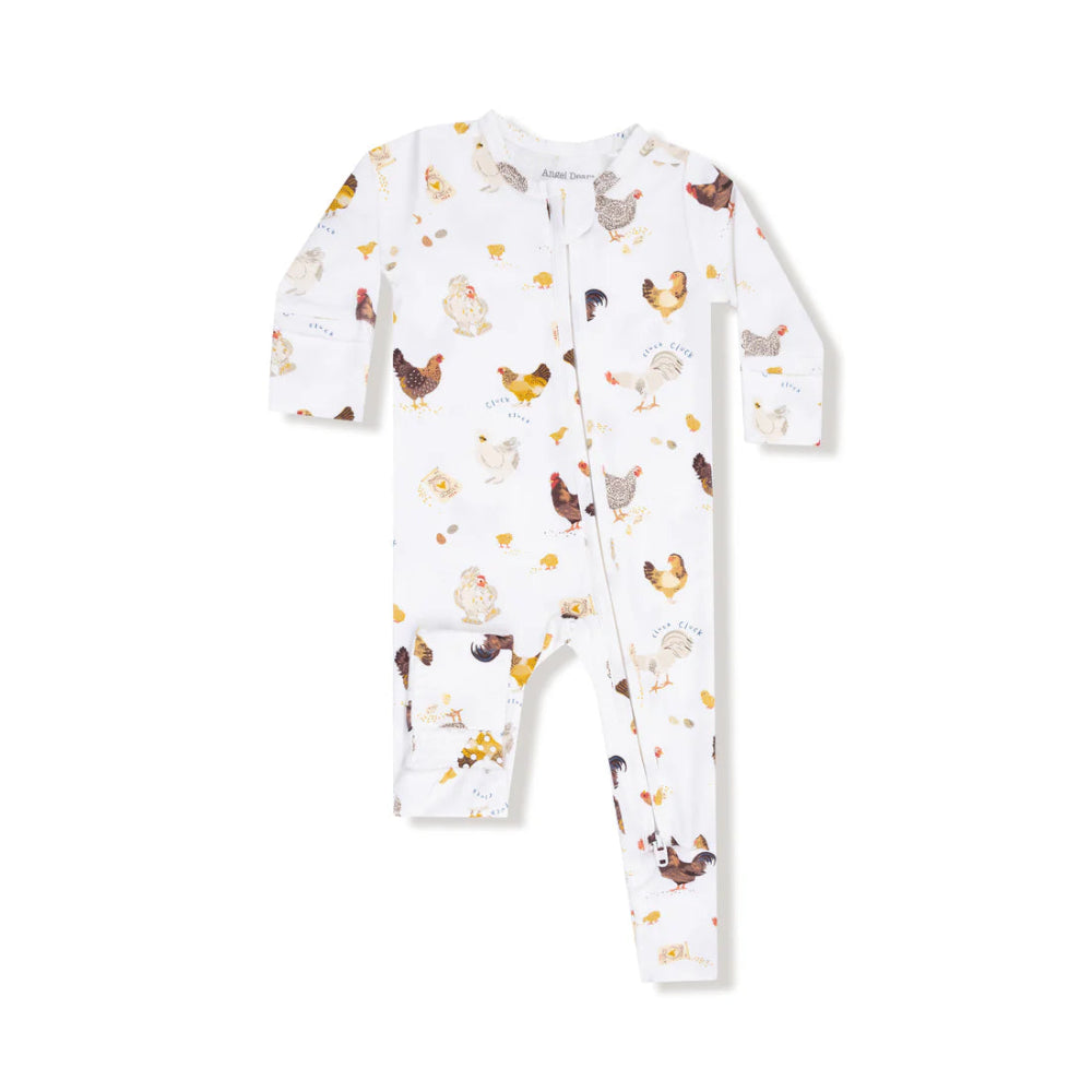 Collector Chickens Zipper Romper (Unisex)