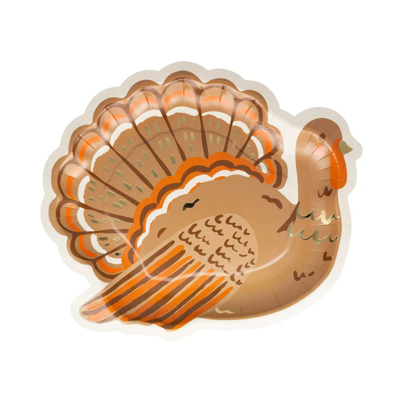 Turkey Shaped Plate 10"
