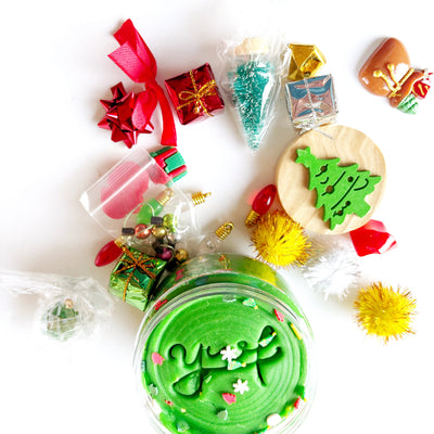 Christmas Tree Dough Jar