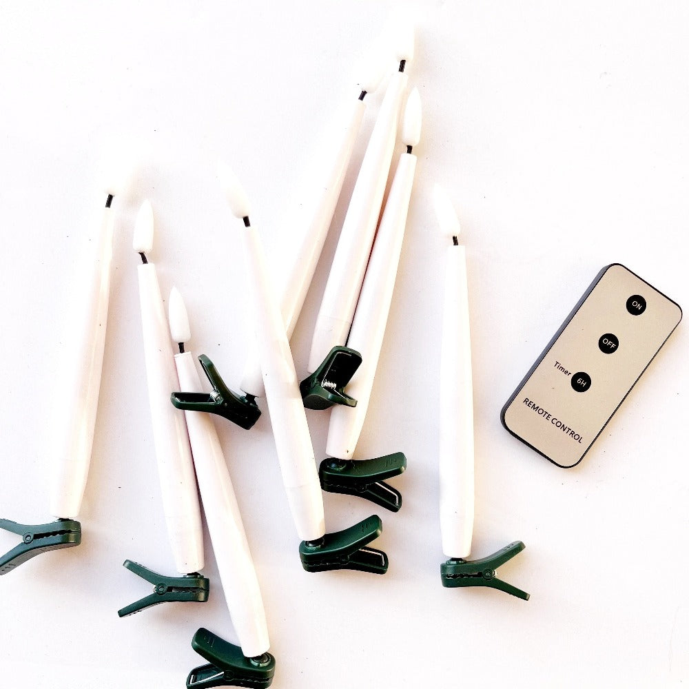 6" Clip-on Candles with Remote
