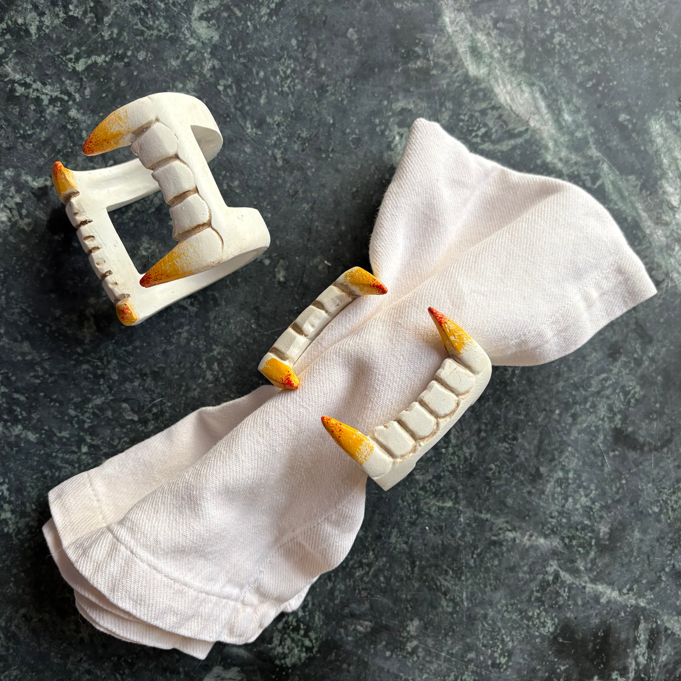 Bloody Fang Napkin Rings