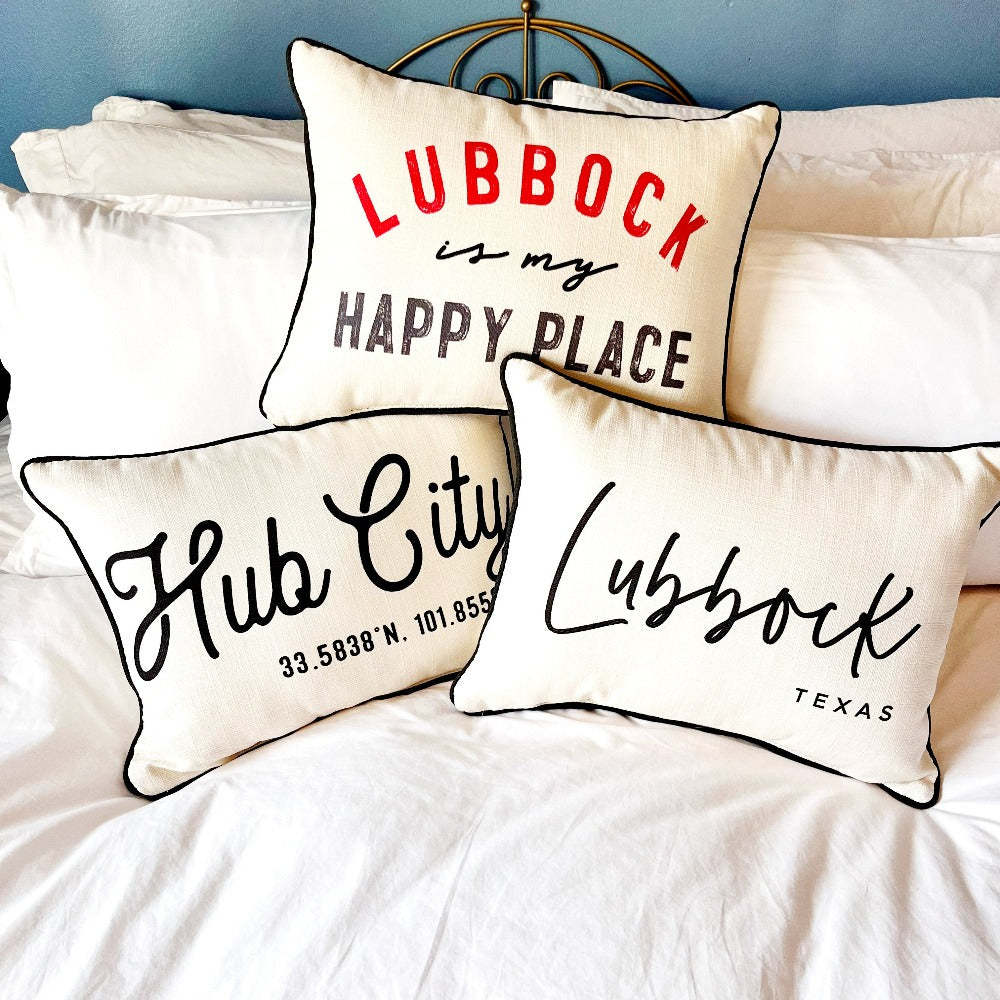 Black Trim Lubbock Lumbar Pillows