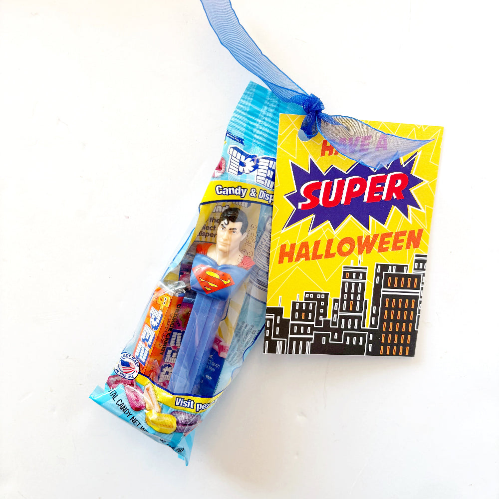 Have a Super Halloween Pez Candy Card