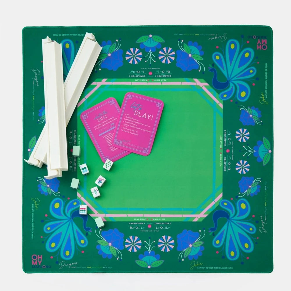 Birdie Green Mahjong Mat