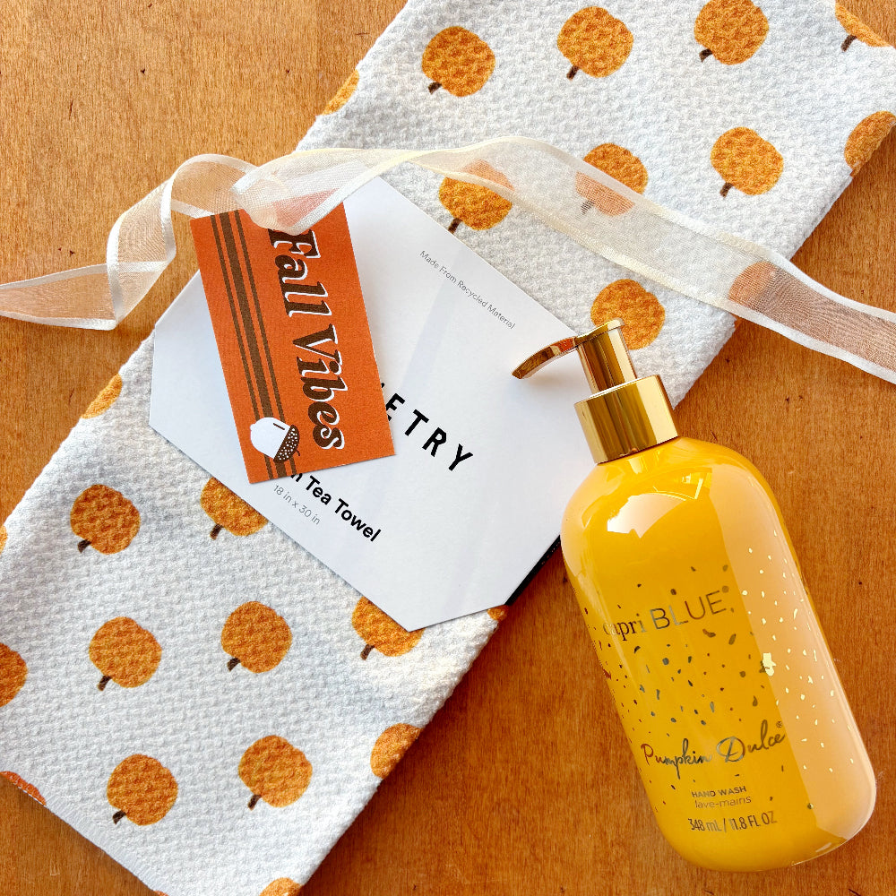 Pumpkin Dulce Hand Wash + Pumpkin Towel Gift Set