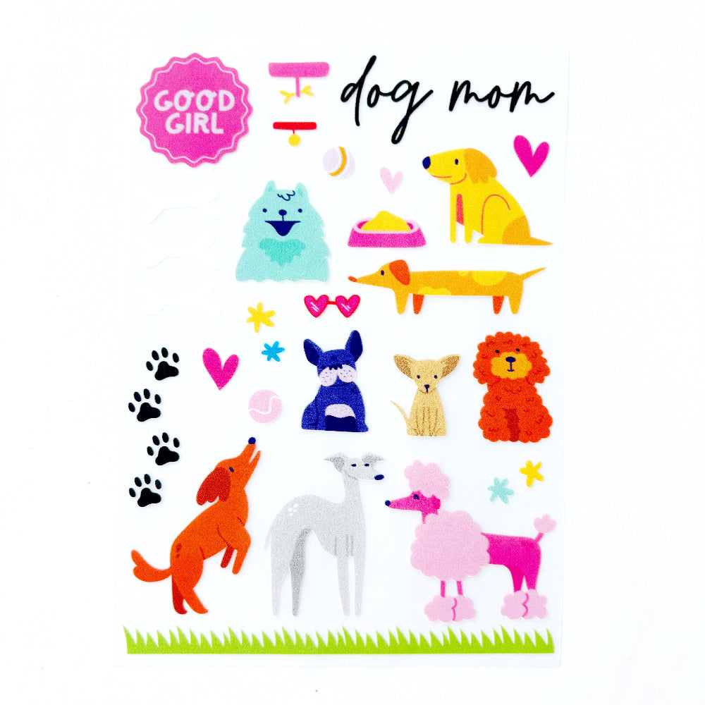 Girl Dog Mom Heat Transfer Sheet