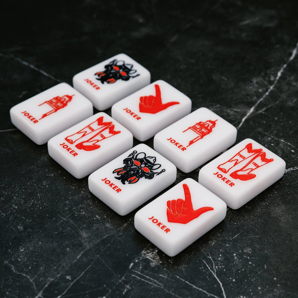 Texas Tech Mahjong Tiles
