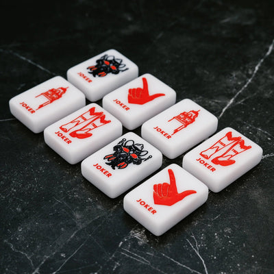 Texas Tech Mahjong Tiles