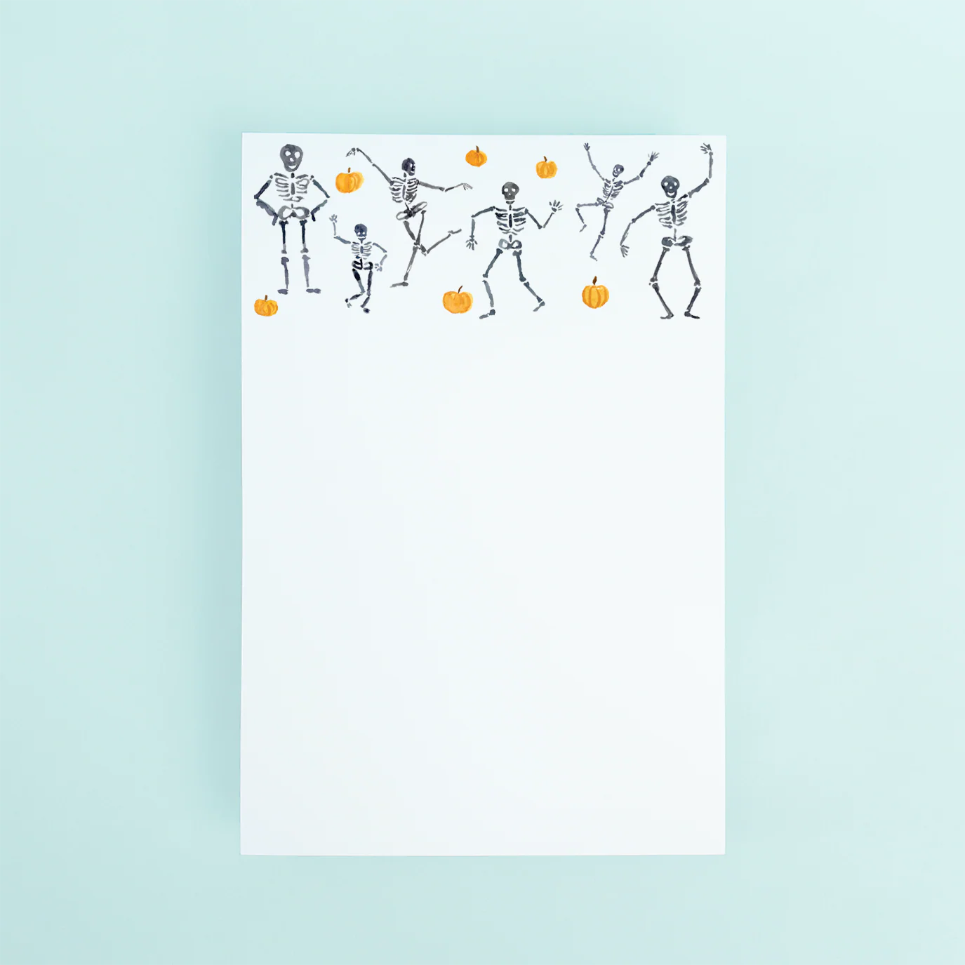 Halloween Skeletons Notepad