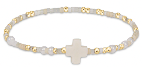 egirl Hope Unwritten Significant Cross Bracelet - Call Me On My Shellphone