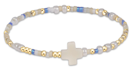 egirl Hope Unwritten Signature Cross Bracelet - Skinny Dippin'