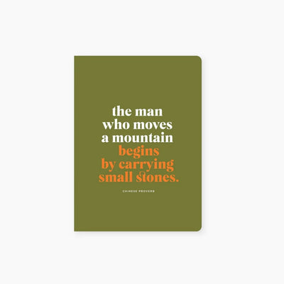 The Man Who Moves Mountains Pocket Journal