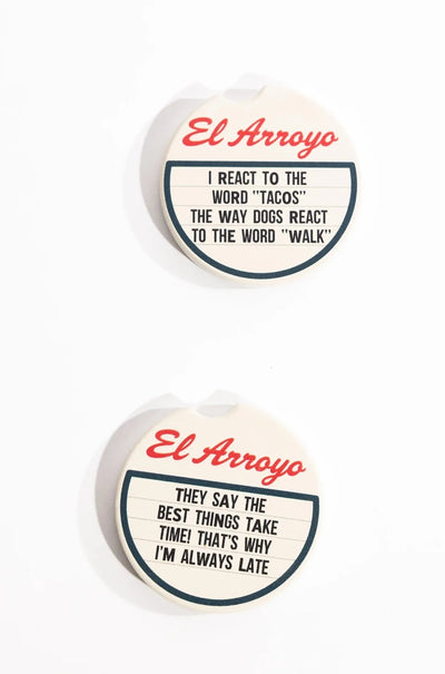 Always Late Car Coaster Set