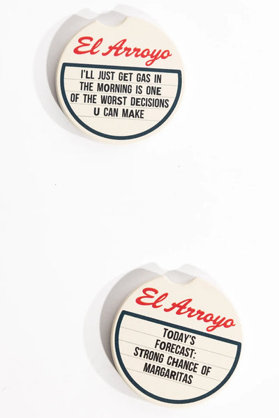 Today’s Forecast Car Coaster Set