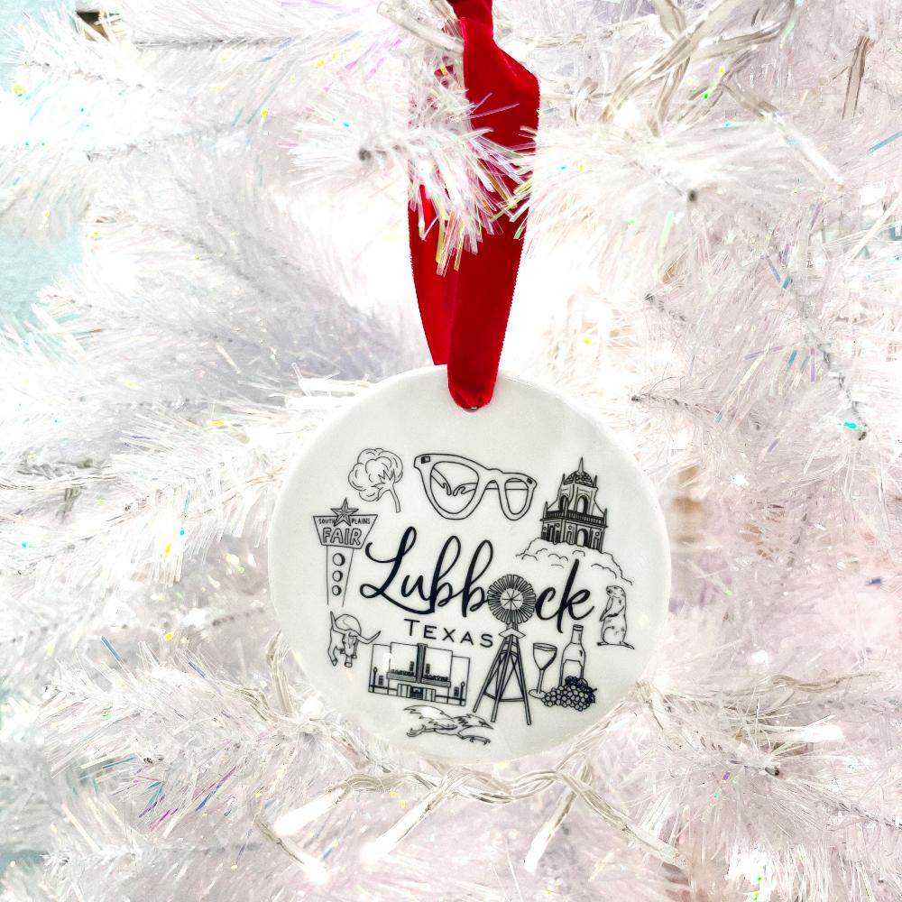 This is Lubbock Ornament