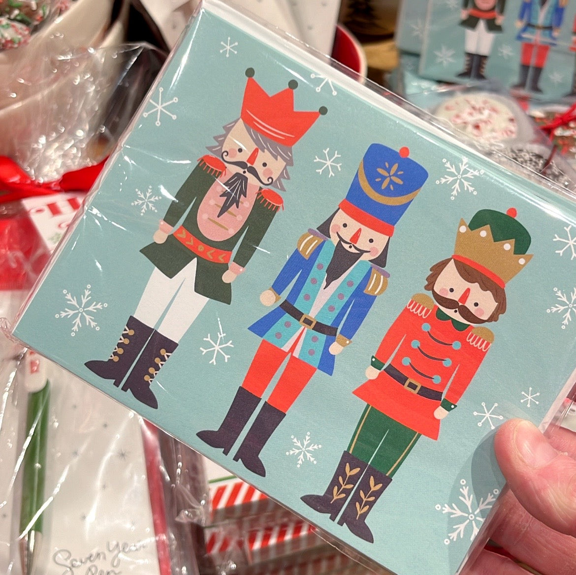 Three Nutcrackers Notecards