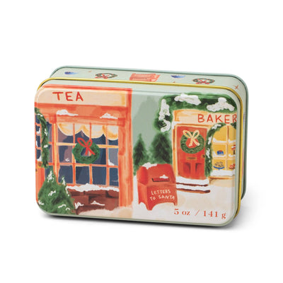 Sweet Orange & Fir Candle Tin w/Mini Matches