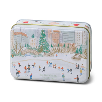 Mistletoe & Mint Candle Tin w/Mini Matches