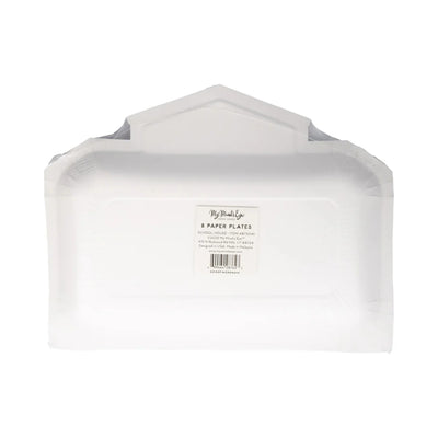 School House Shaped Paper Plate
