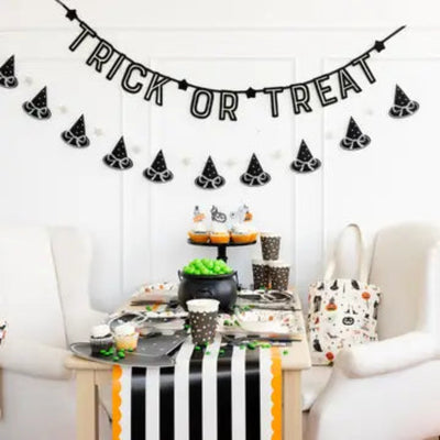 Trick or Treat Felt Banner