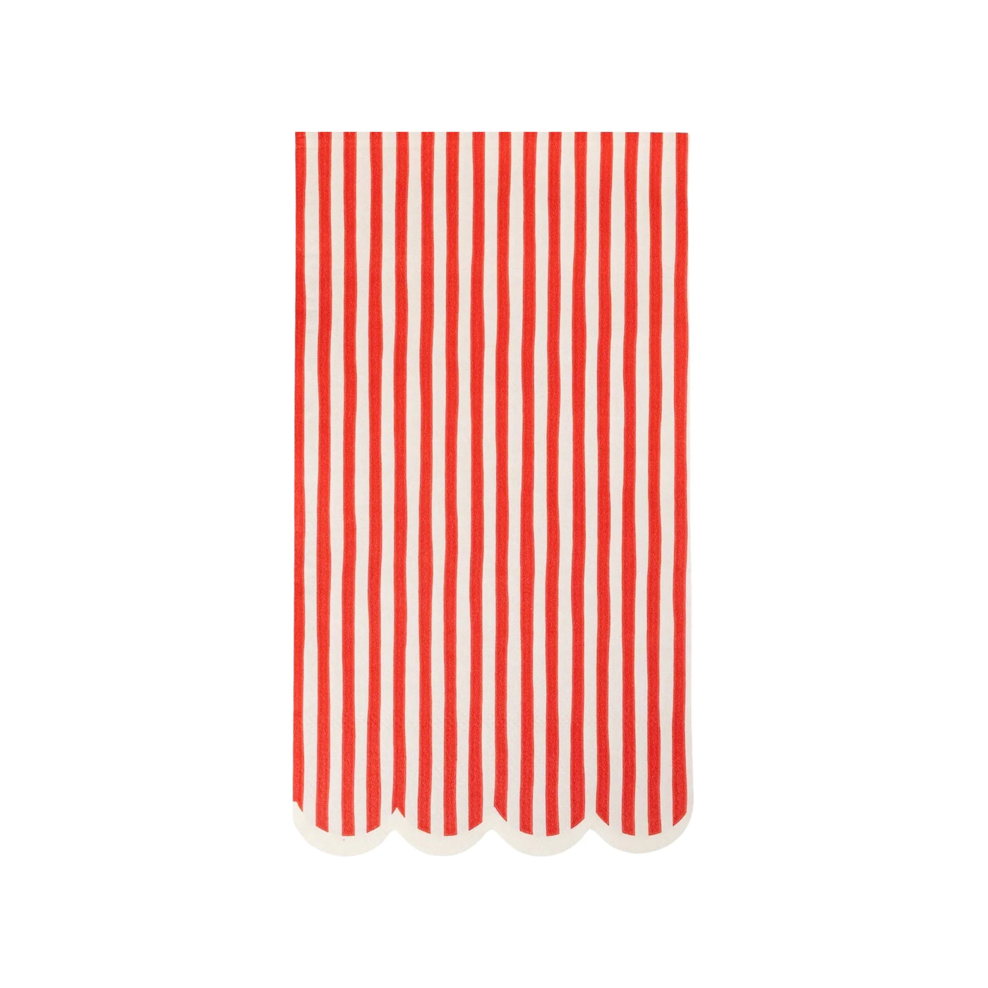 Red Striped Dinner Napkin