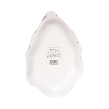 Santa Shaped Plate