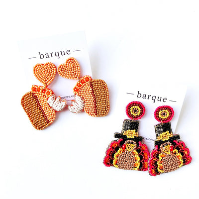 Thanksgiving Beaded Earrings