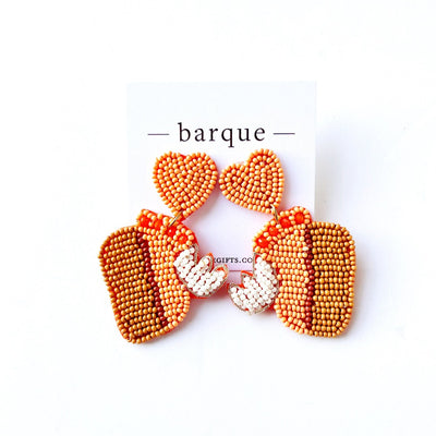 Thanksgiving Beaded Earrings