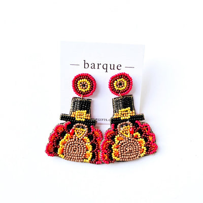 Thanksgiving Beaded Earrings