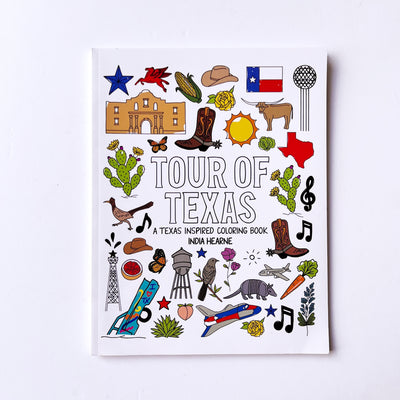 Tour of Texas Coloring Book