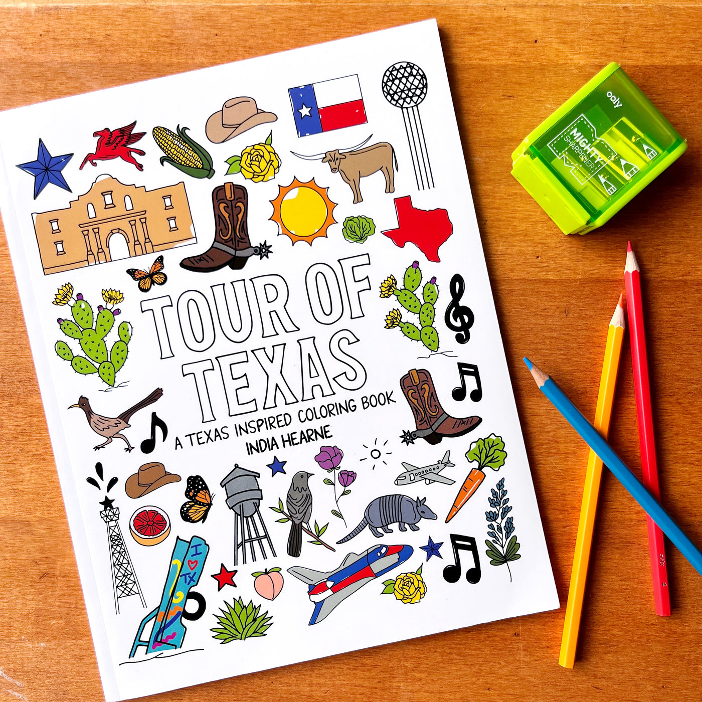 Tour of Texas Coloring Book