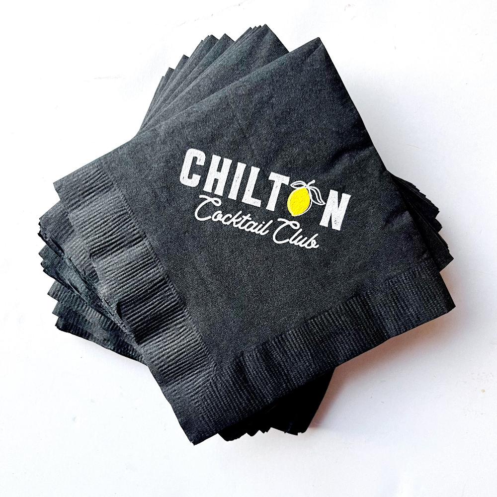 Chilton Cocktail Club Beverage Napkins (box of 20)