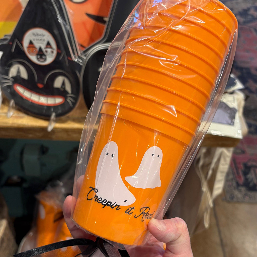 Creepin It Real Orange Stadium Cups