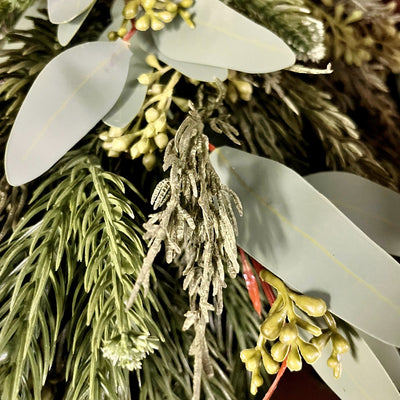 28" Cedar & Eucalyptus Wreath