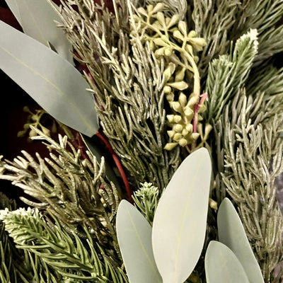28" Cedar & Eucalyptus Wreath