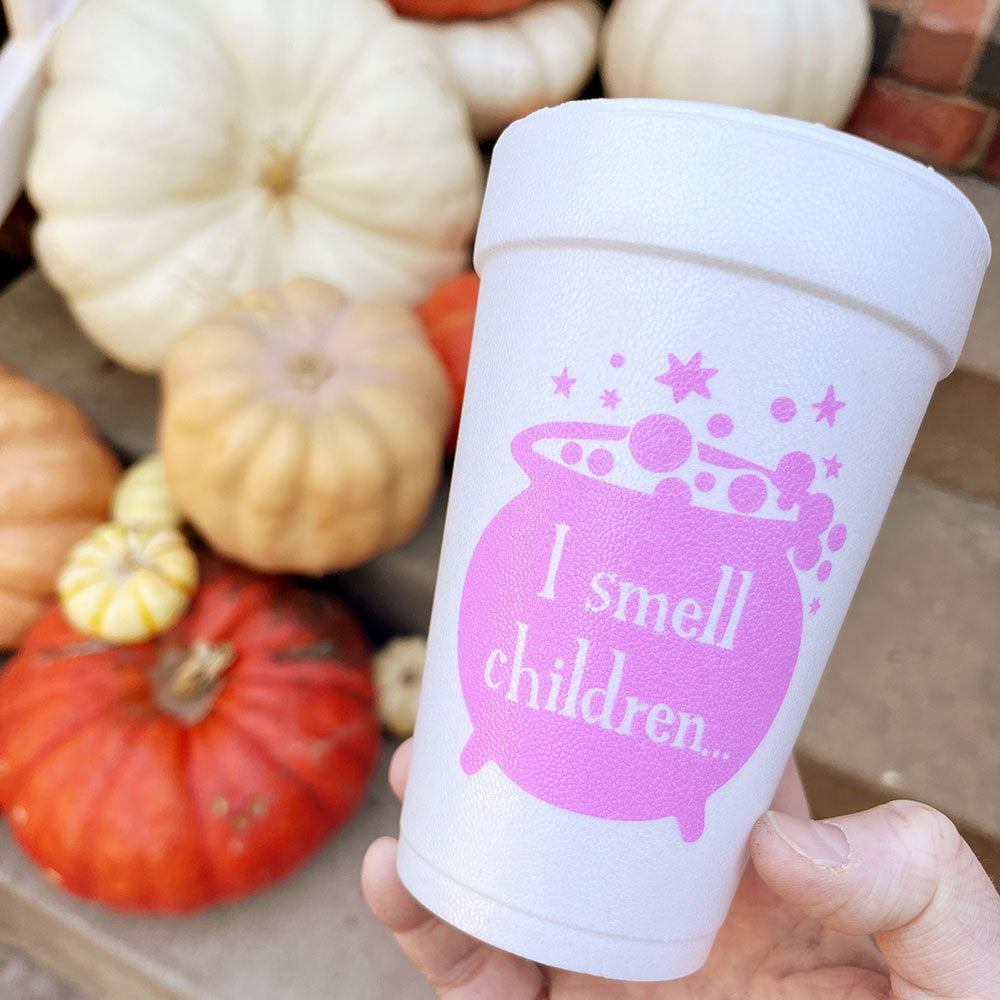 I Smell Children Cauldron Foam Cups