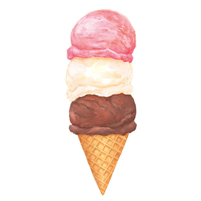 Ice Cream Paper Table Decorations