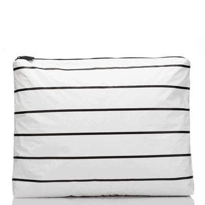White & Black Pinstripe Aloha Collection