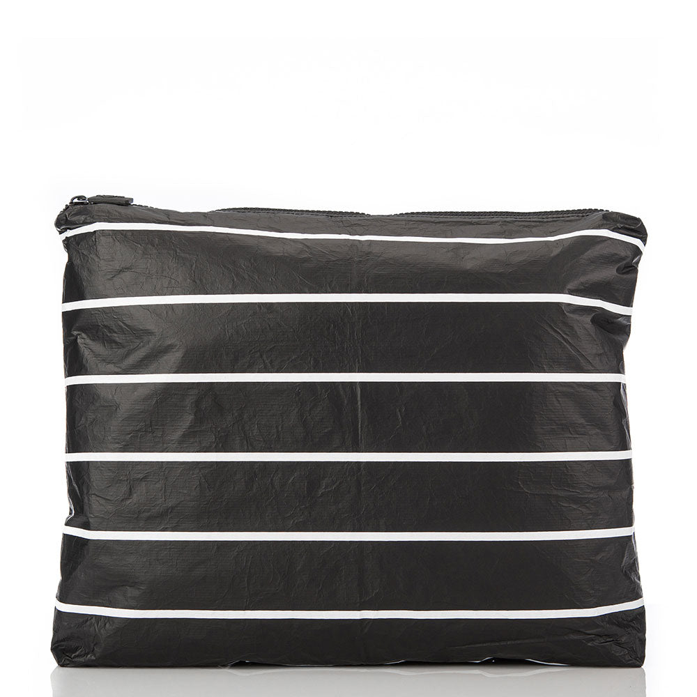 White & Black Pinstripe Aloha Collection
